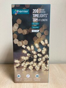 200 Battery Operated Timelights Warm White