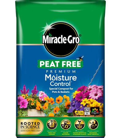 Miracle Gro Moisture Control Compost Peat Free 40L